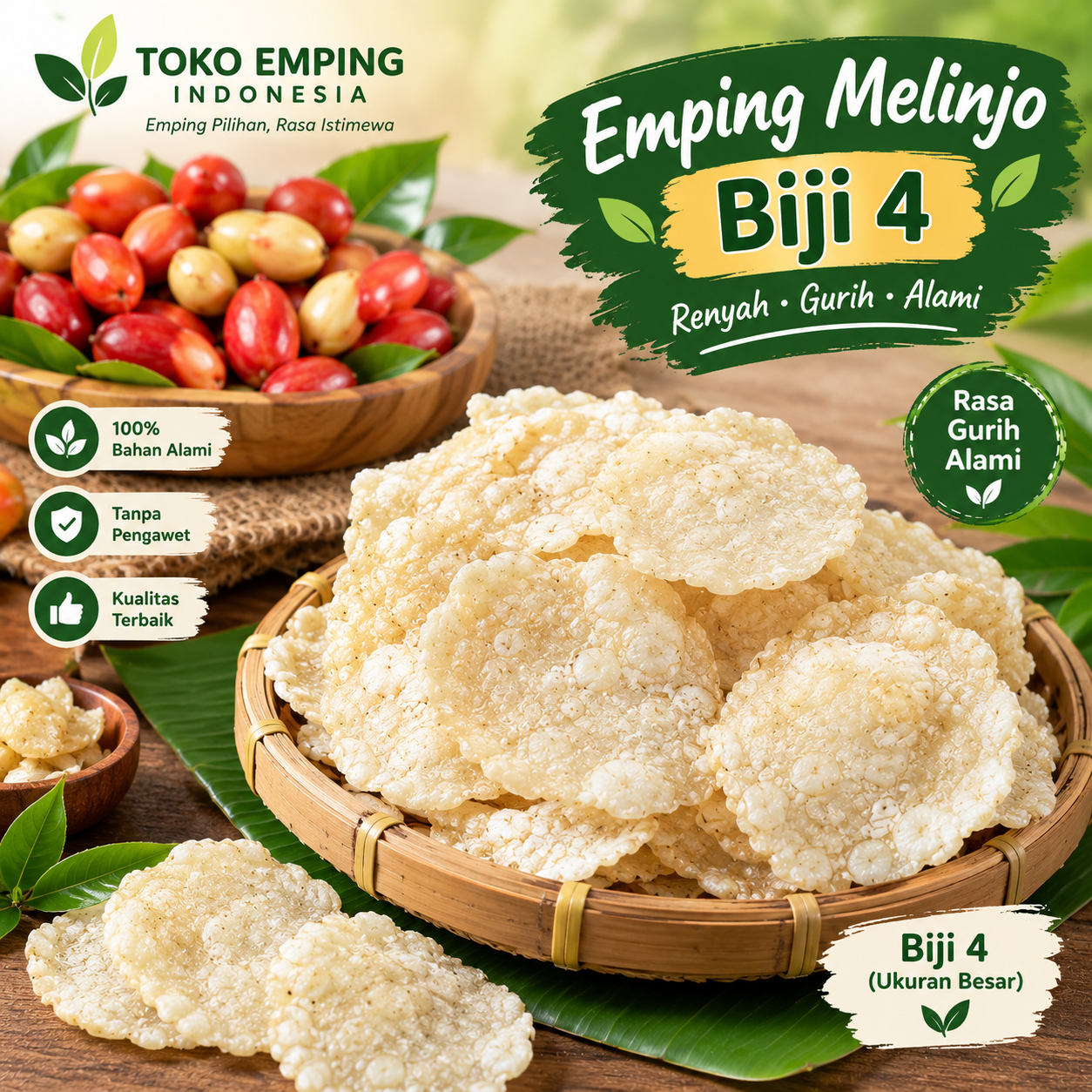 Emping Melinjo Biji 4